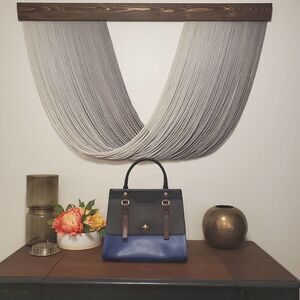 Iacucci Leather Color Block Handbag